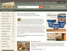 Tablet Screenshot of directfrommexico.com